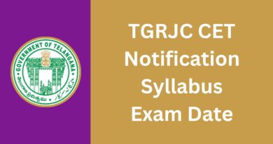 TGRJC 2025 Notification